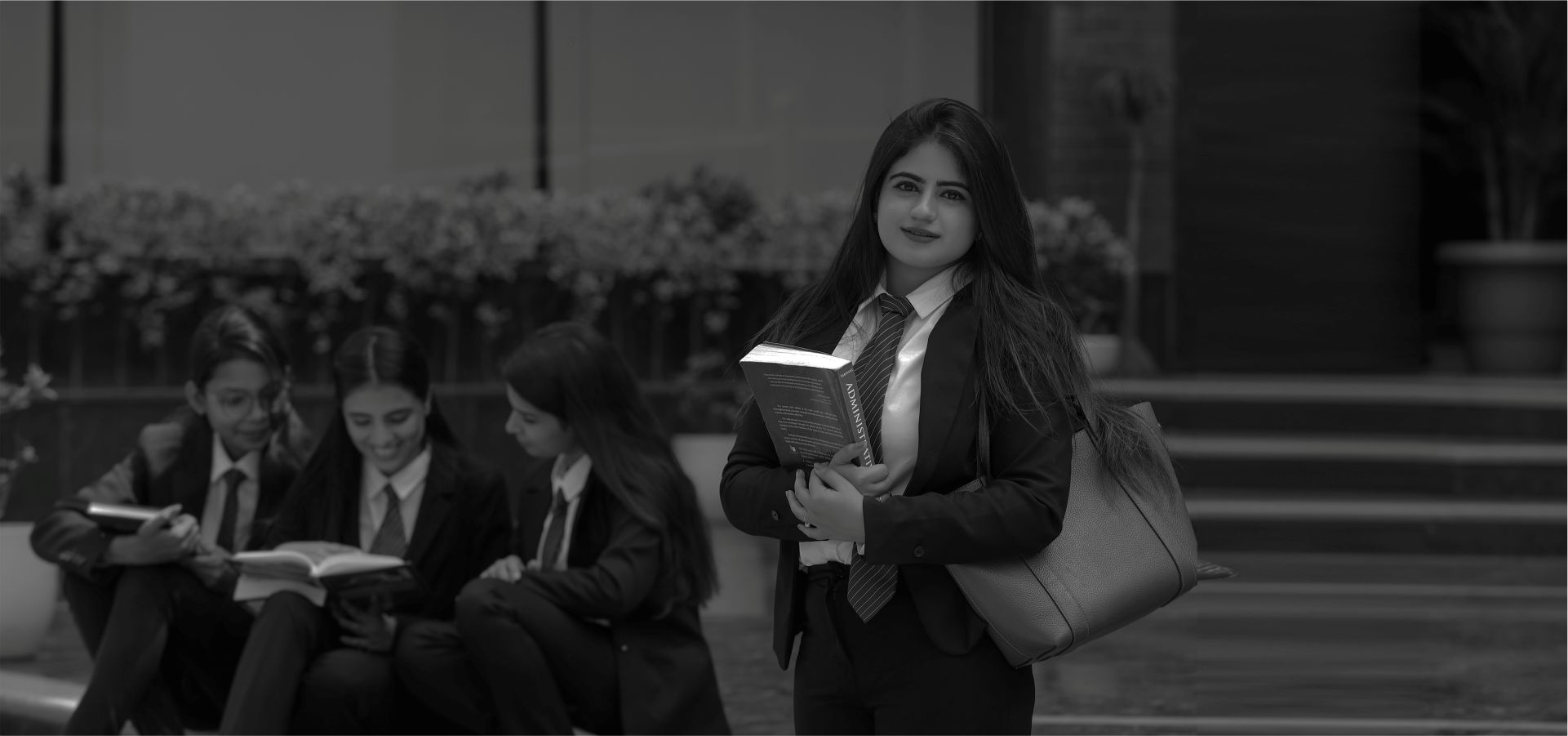 Gitarattan International Business School Campus Building | LLB Students in GIBS Delhi Classroom | GIBS Management Students Group Discussion | Gitarattan Institute Library for LLB Research | GIBS Placement Cell and Industry Interactions
